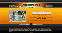 Desktop Screenshot of albantamalinois.es