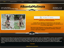 Tablet Screenshot of albantamalinois.es